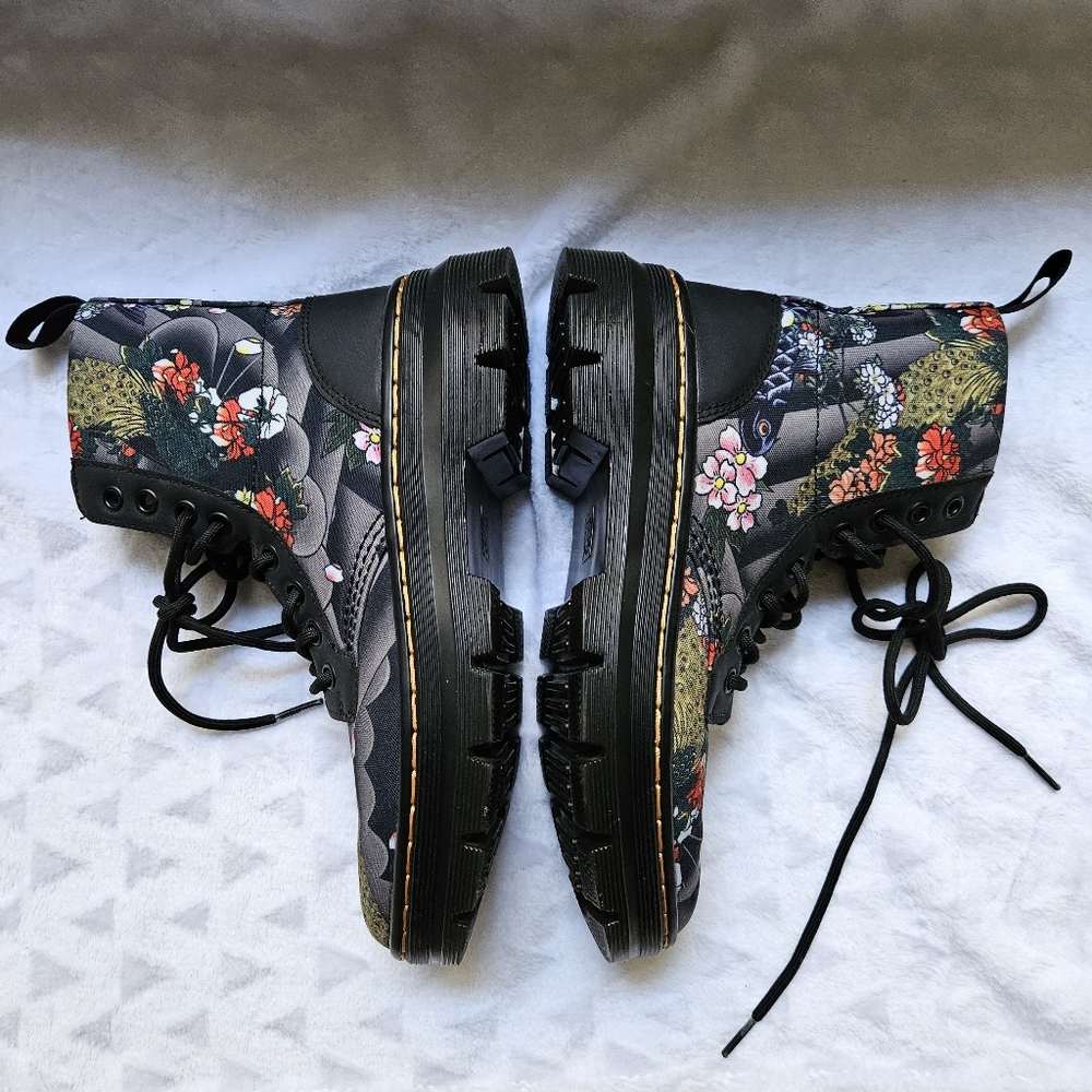 Dr Martens Combs Canvas Floral Size5 - Picture 4 of 12